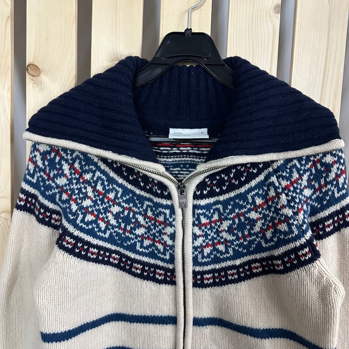 (M) 피크퍼포먼스 노르딕 니트 스웨터 집업 상품이미지3