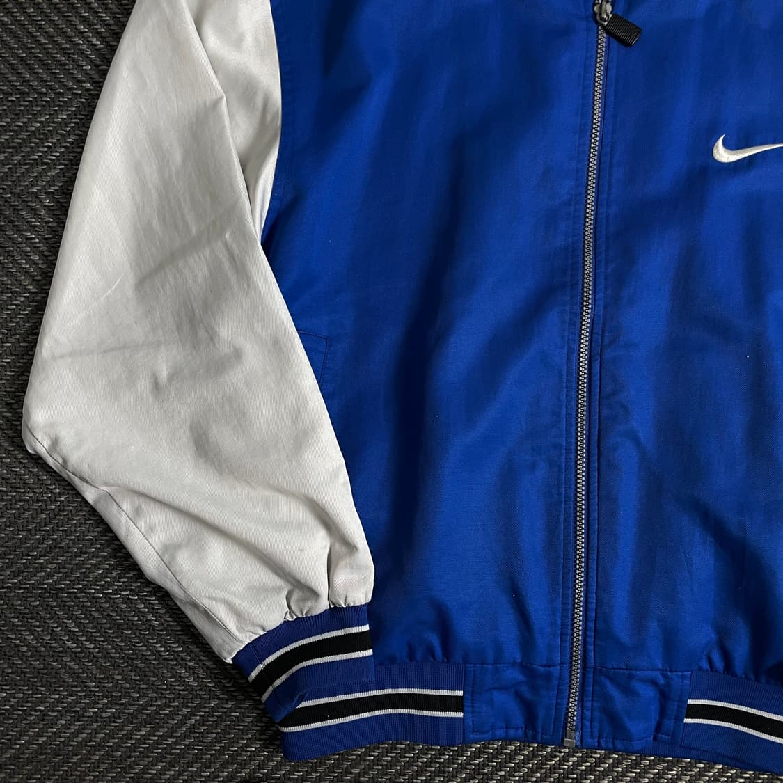 90s 나이키 올드스쿨 빅로고 베이스볼 바시티 자켓y 2957 상품이미지5