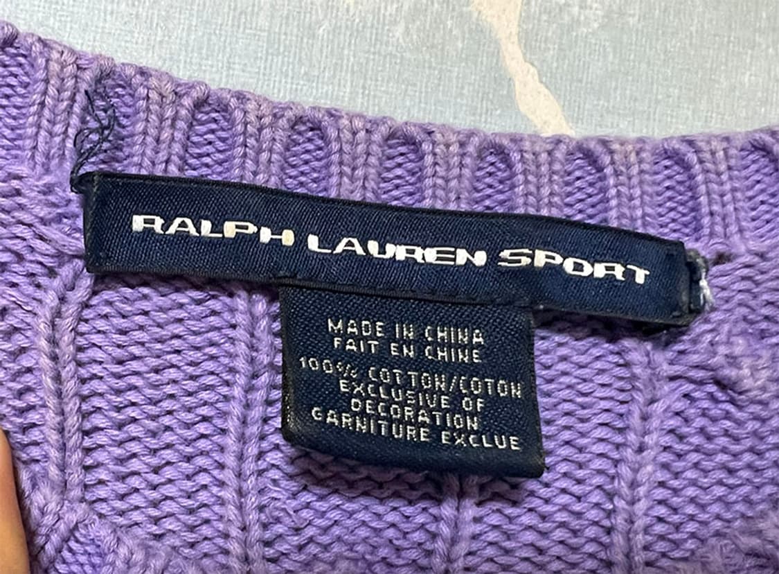 POLO 폴로 여자 꽈배기니트 기본 캐주얼 M 95 66 상품이미지3