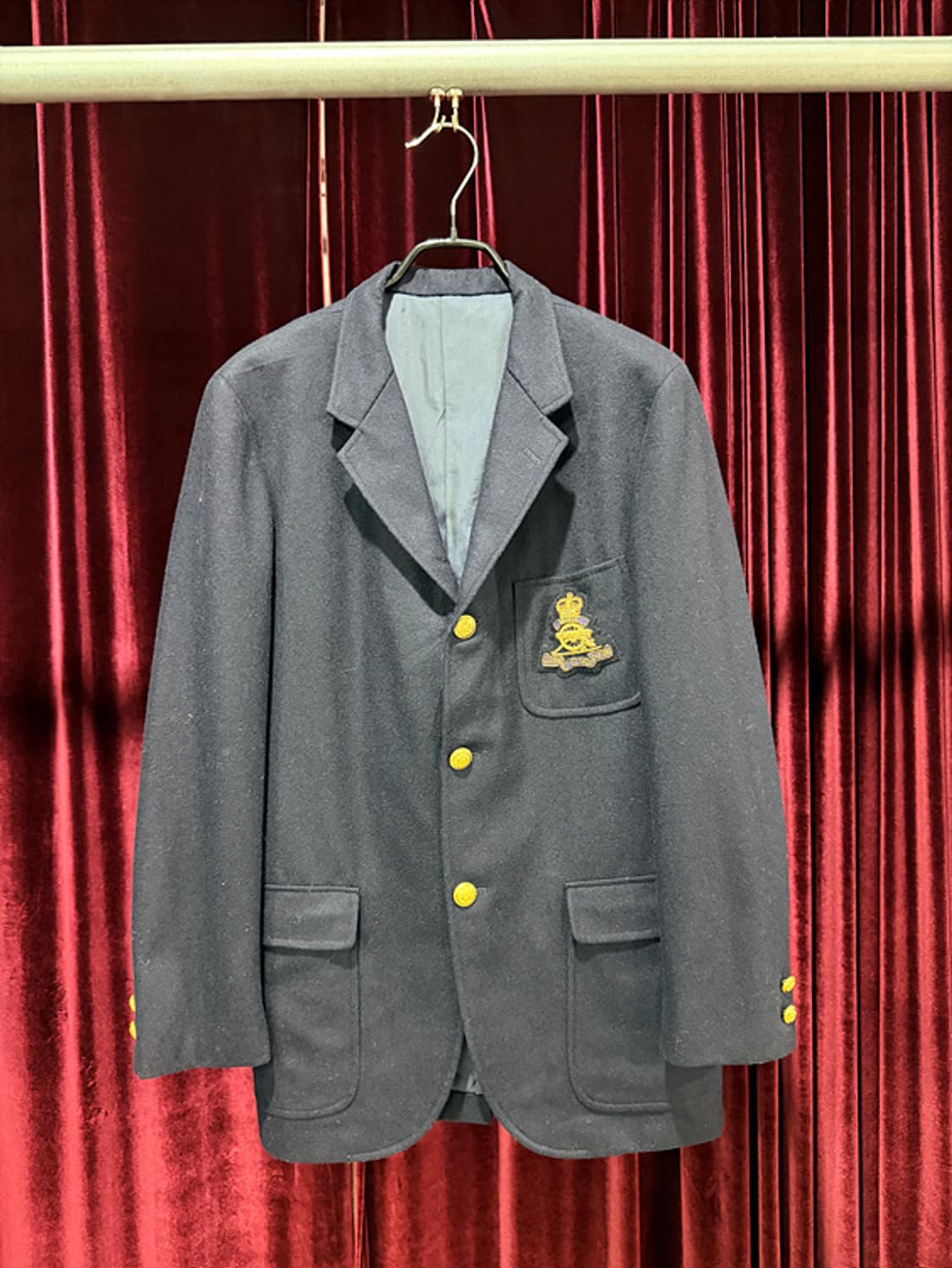 vintage KENT VAN JAC gold button jacket 상품이미지1