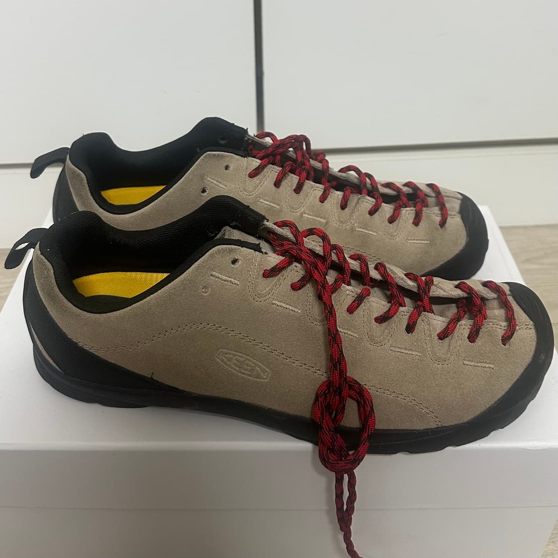 킨 재스퍼 스웨이드 스니커즈 실버 밍크 290 상품이미지3