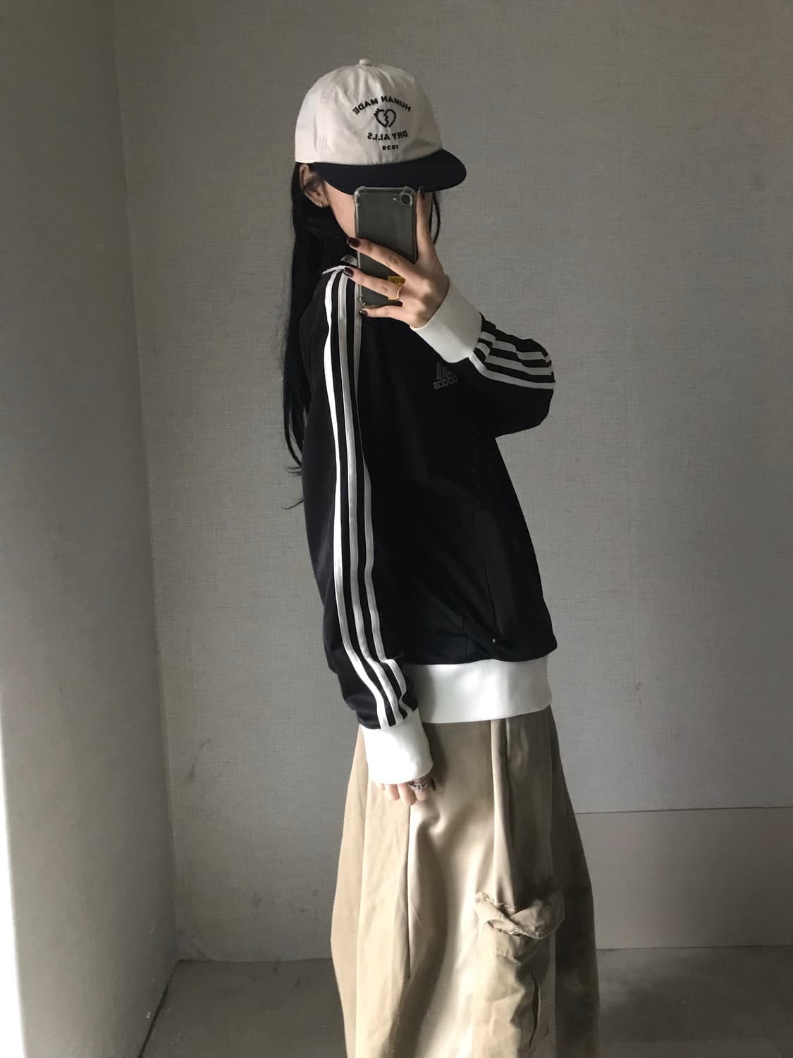 아디다스 블랙 스트라이프 져지 상품이미지5