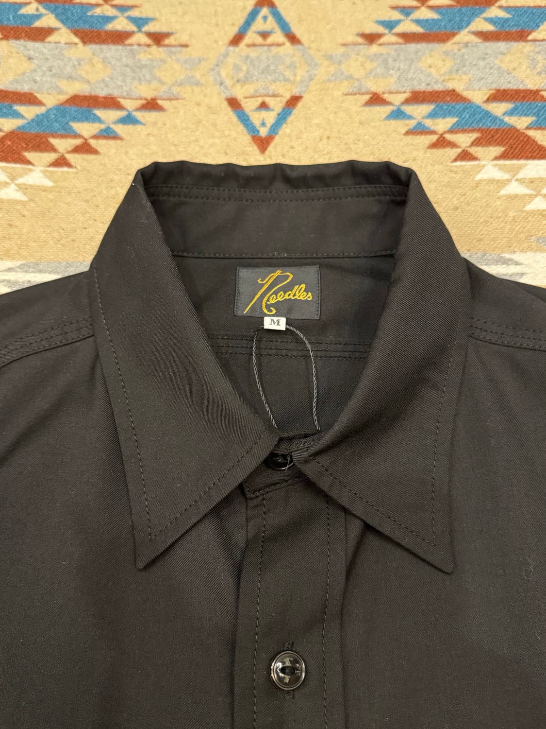 [M] 니들스 워크 셔츠 블랙  상품이미지2