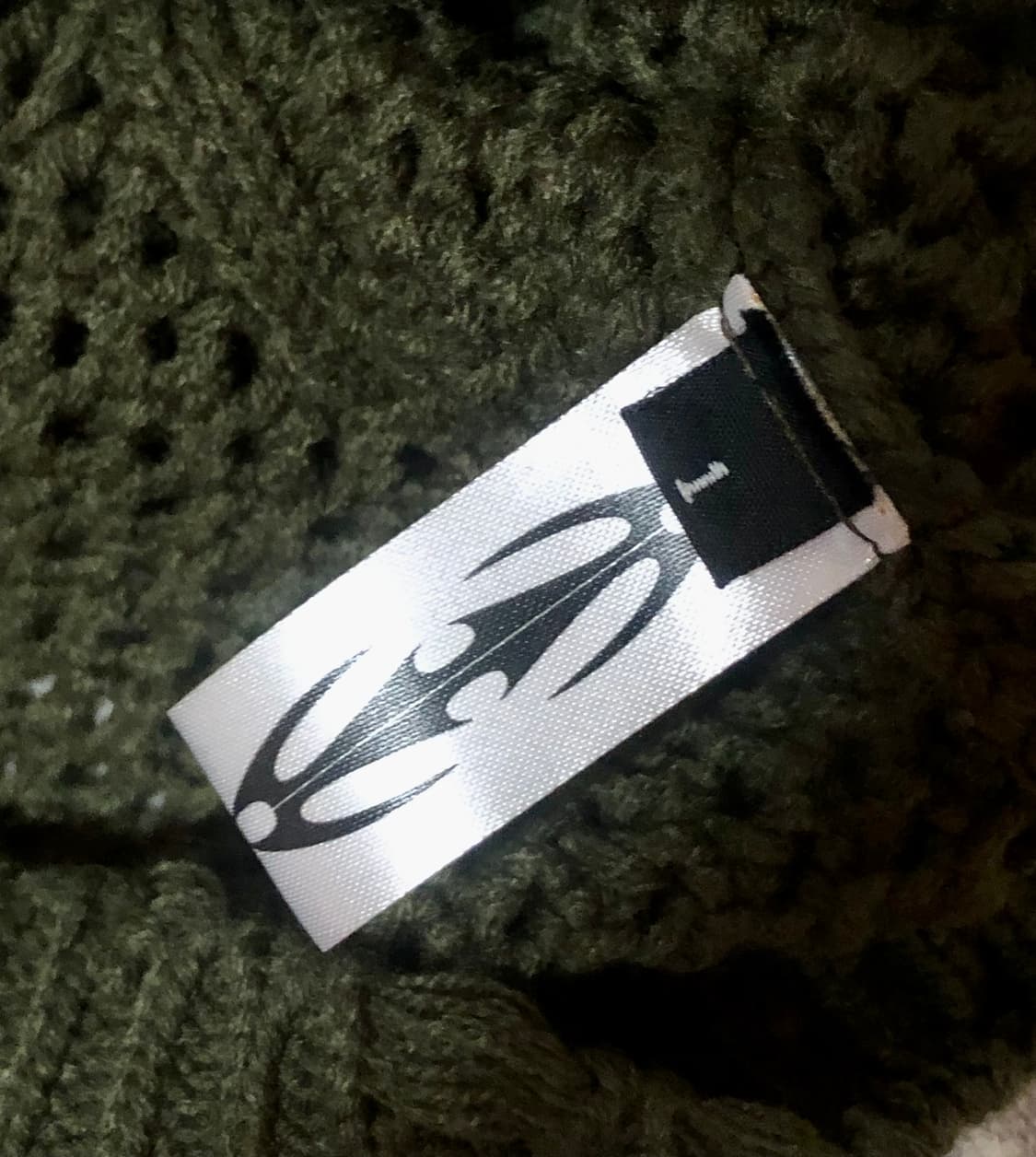 새상품급 1사이즈) 떠그클럽 여성 트라이벌 네트 후드 니트 상품이미지3