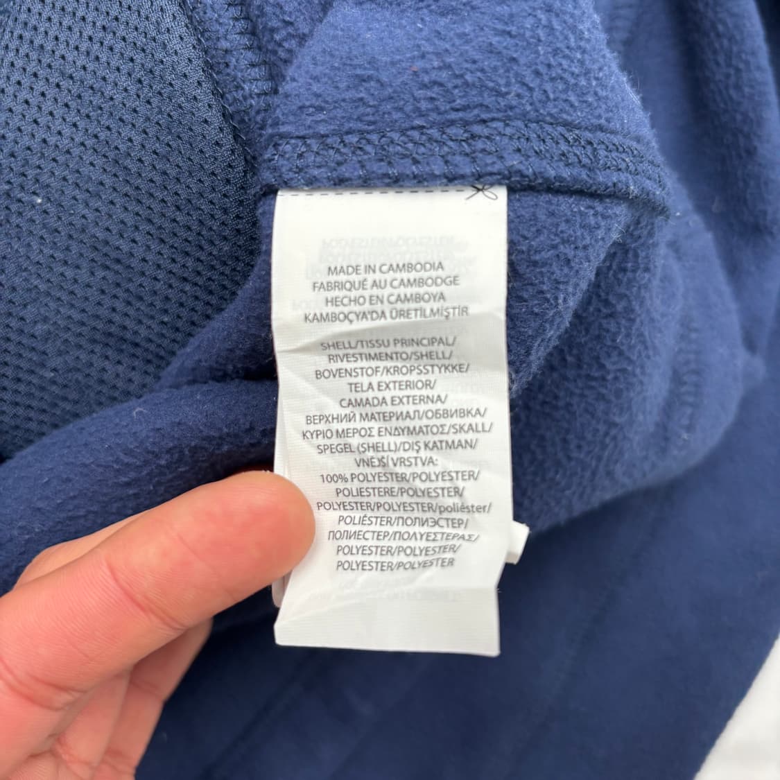 폴로 랄프 로렌 쉴드 로고 네이비 플리스 자켓 S 상품이미지9