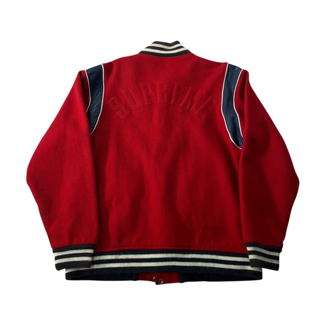 100 슈프림 02s 뉴욕 울 바시티 자켓 상품이미지2