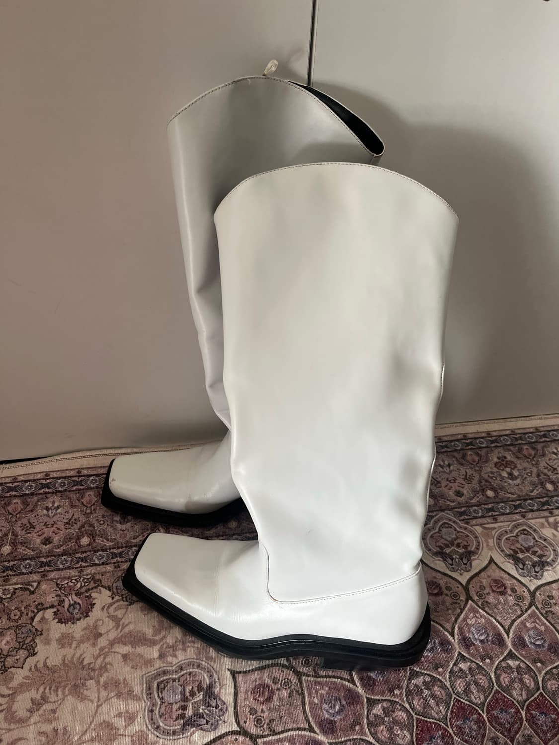 Zara 소가죽 웨스턴부츠 38 상품이미지2