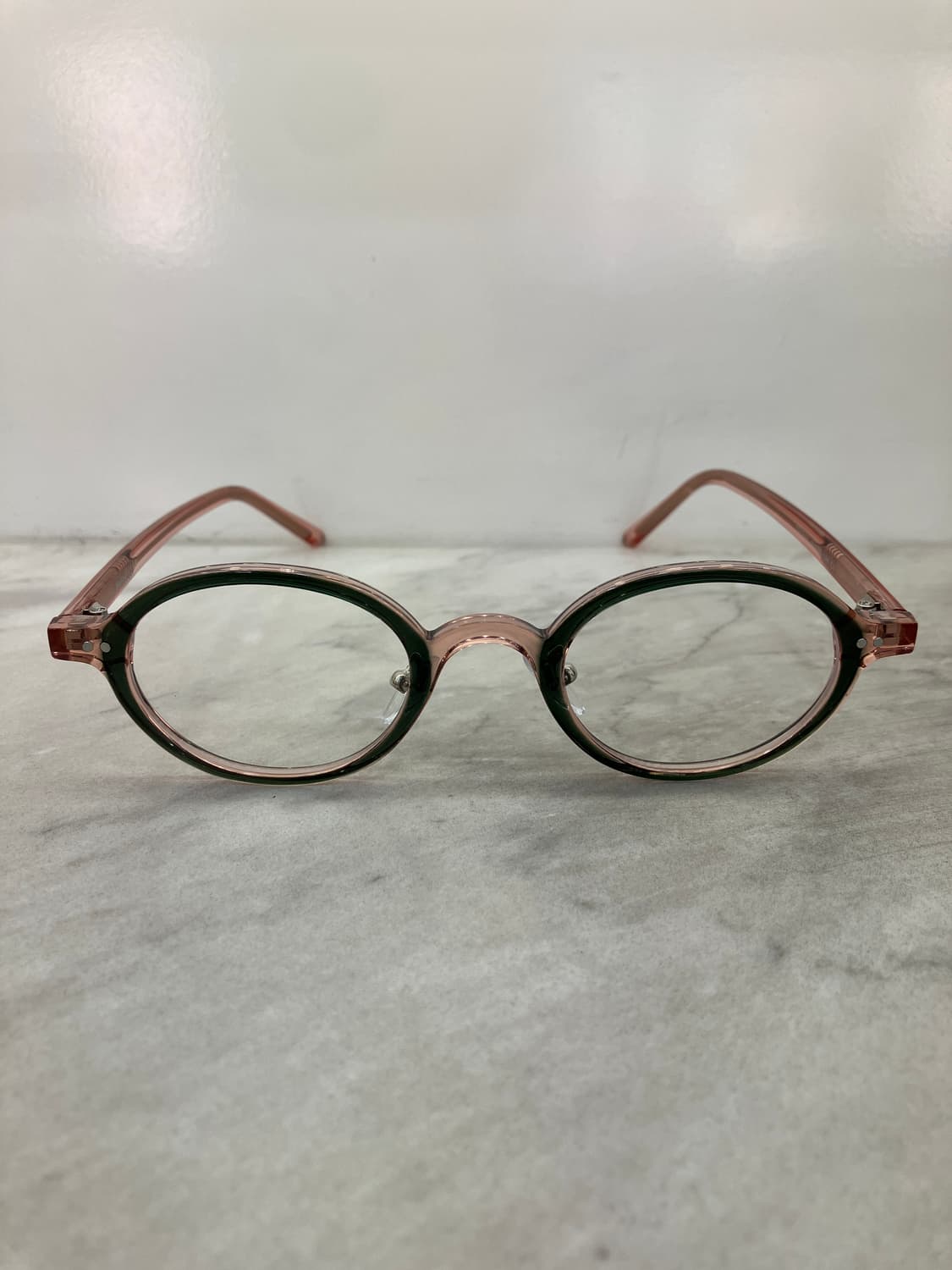 B64 HL 워터멜론 오벌 슬림 뿔테 안경7668 상품이미지6