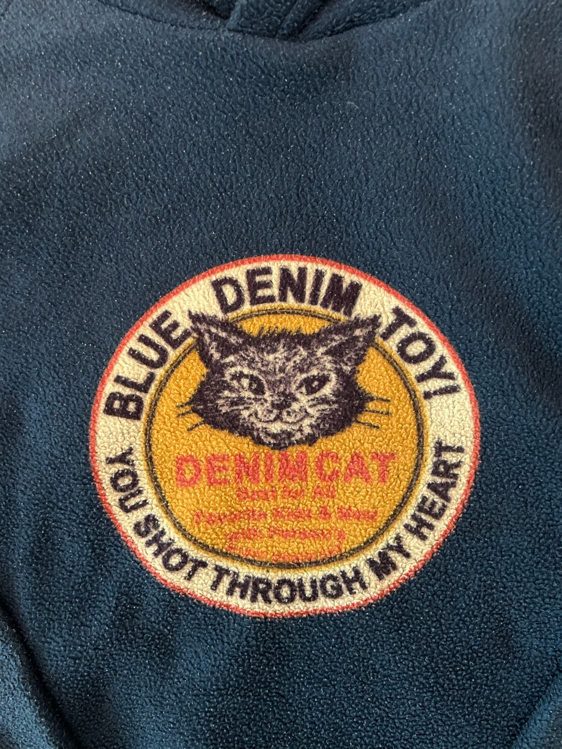 DenimCat 후리스 후드티 상품이미지2