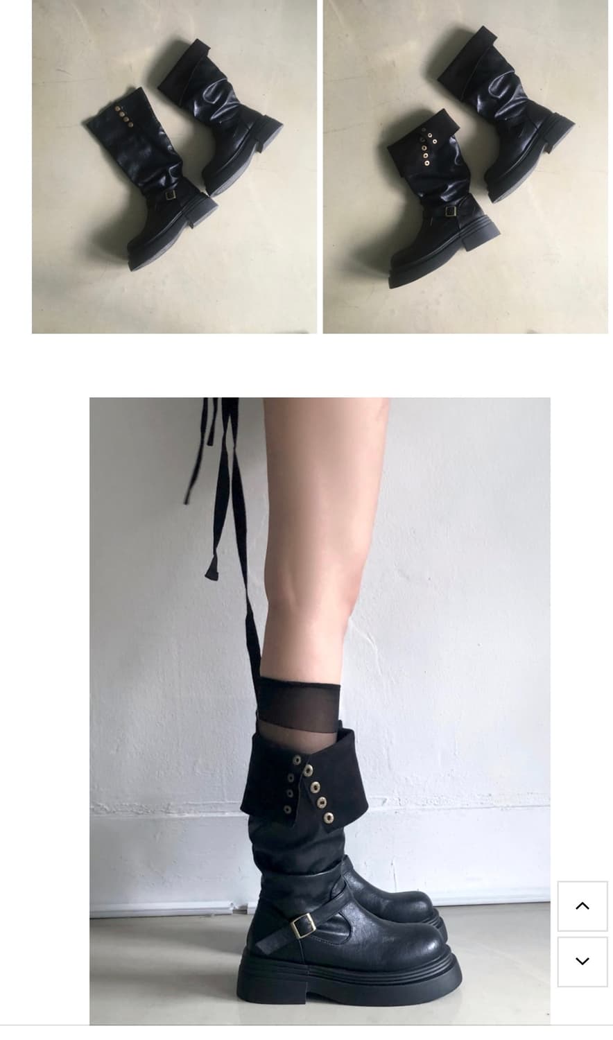 딧소어 Mona Fold Boots/환연4 민경착용🔅 상품이미지2
