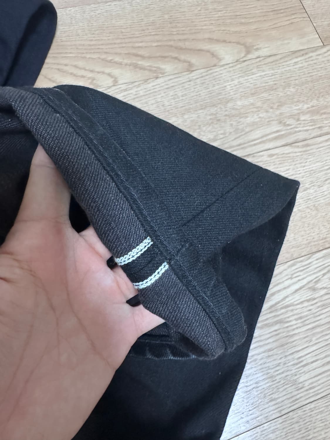 RRL 더블알엘 빈티지파이브포켓 블랙온블랙 31x32 빈파포 블온블 상품이미지6