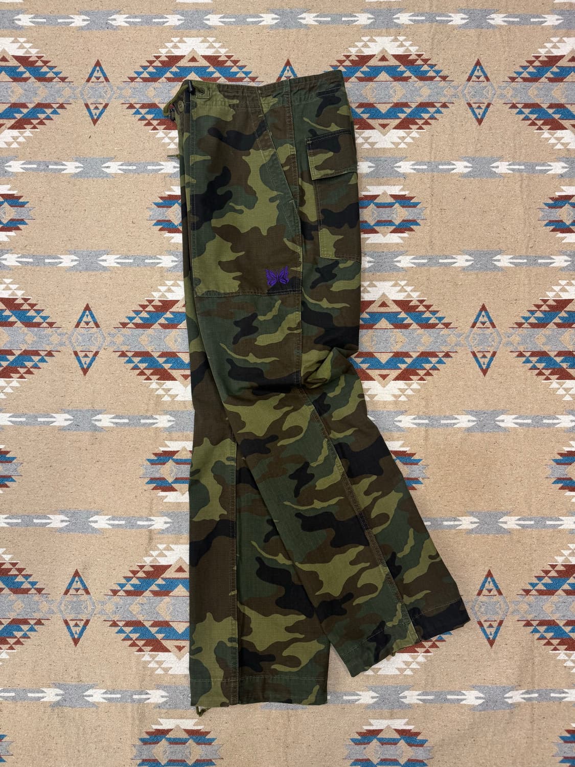 [S][30] 니들스 스트링 퍼티그 팬츠 코튼 립스탑 카모플라쥬 상품이미지6