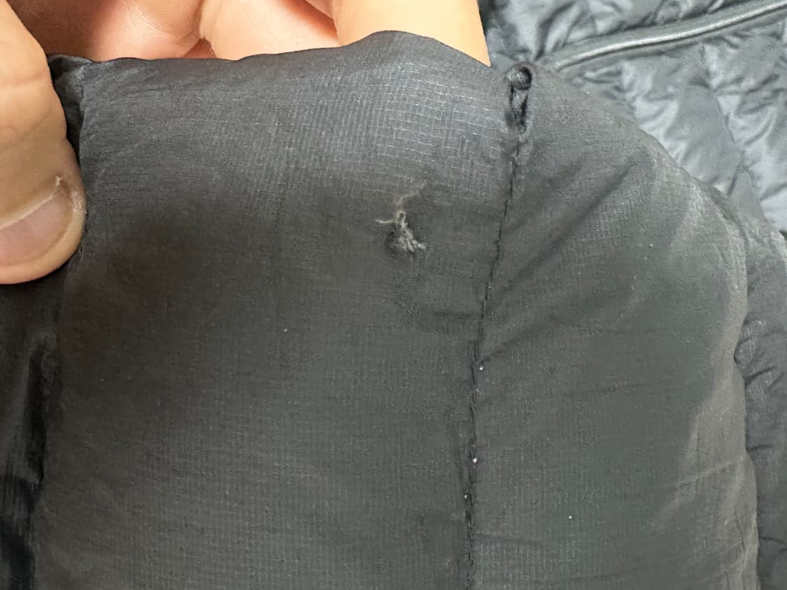 [XXL] 24fw 슈프림 마이크로 다운 경량패딩 블랙 상품이미지4