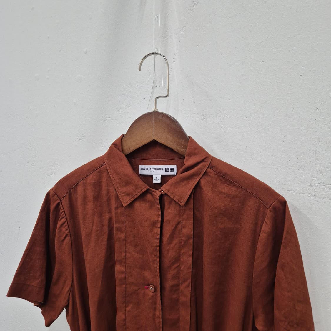 유니클로 x 이네스 드라 프레상쥬 린넨 원피스 M 상품이미지2