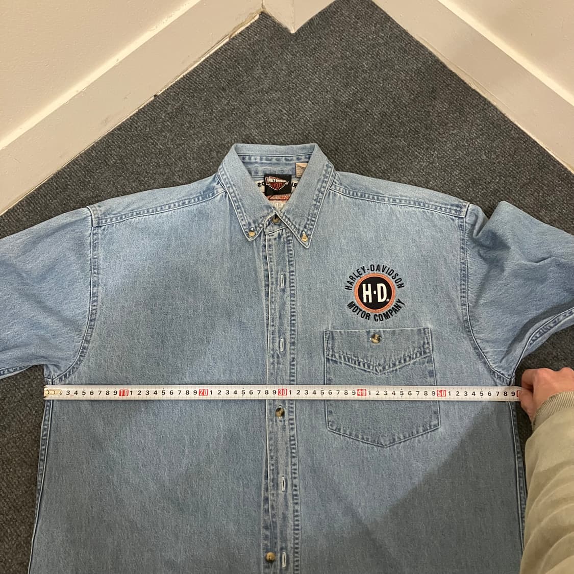 N241 할리데이비슨 데님 청셔츠 상품이미지6