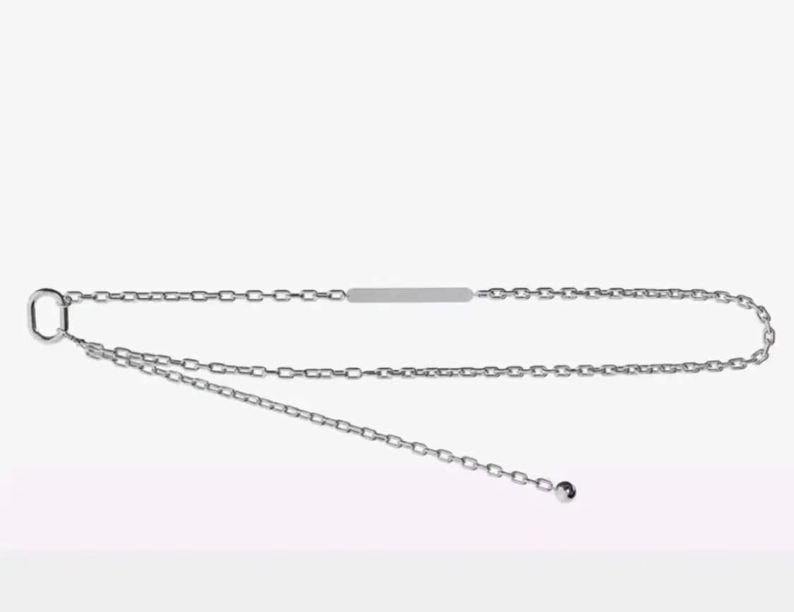 트리밍버드 메탈 체인 벨트 상품이미지1