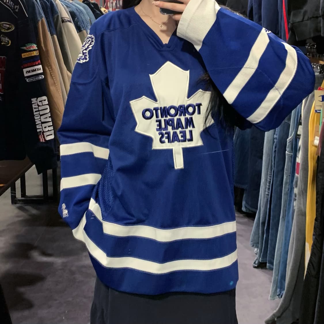 [IM] NHL X STARTER 토론토 메이플리프스 하키 져지 상품이미지3