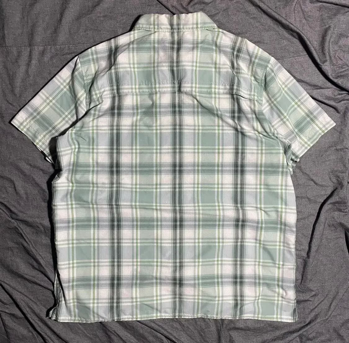 Short Sleeve Plaid Shirts 상품이미지2