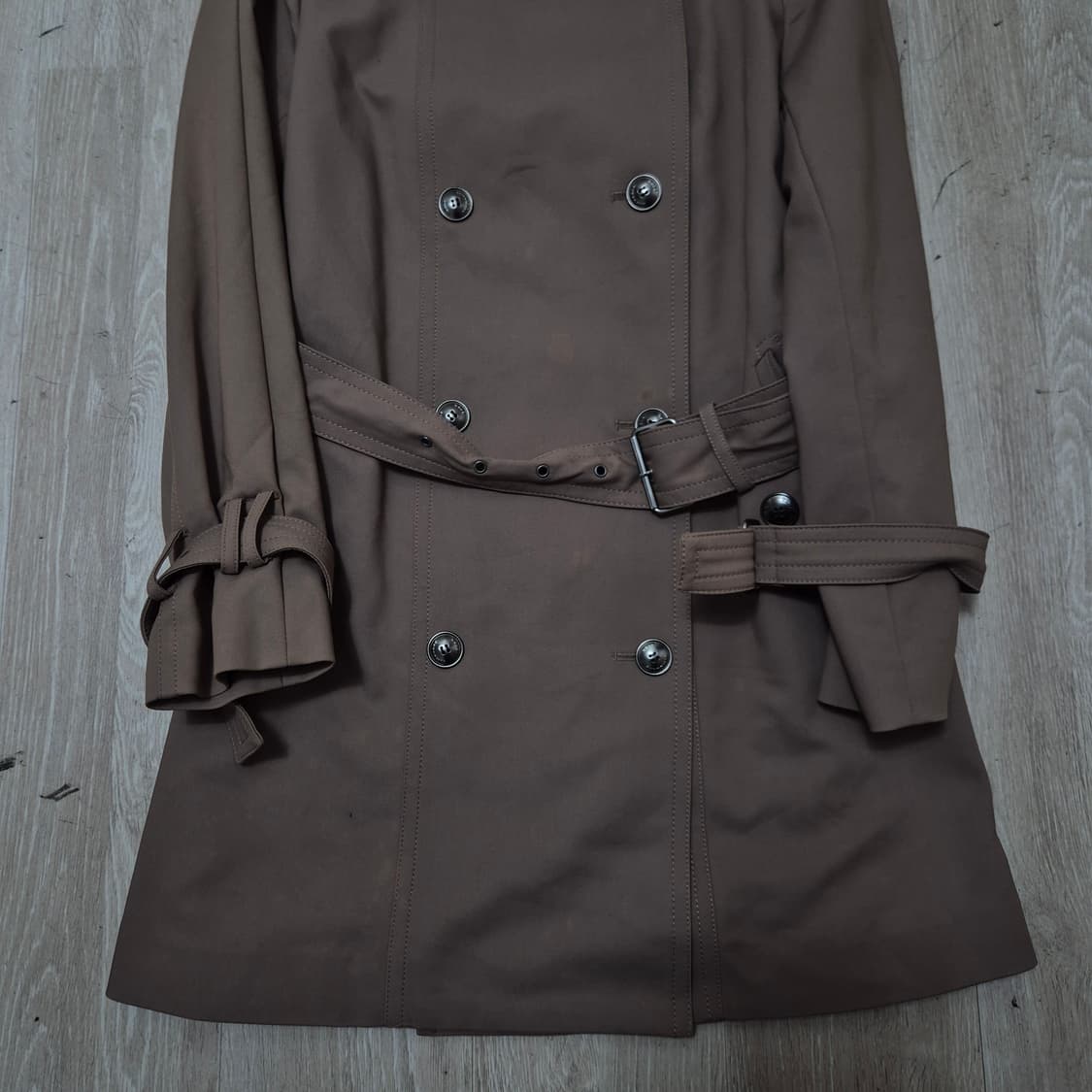 BCBG 비씨비지 여성 벨트 더블 트렌치코트 85-94-155 상품이미지3