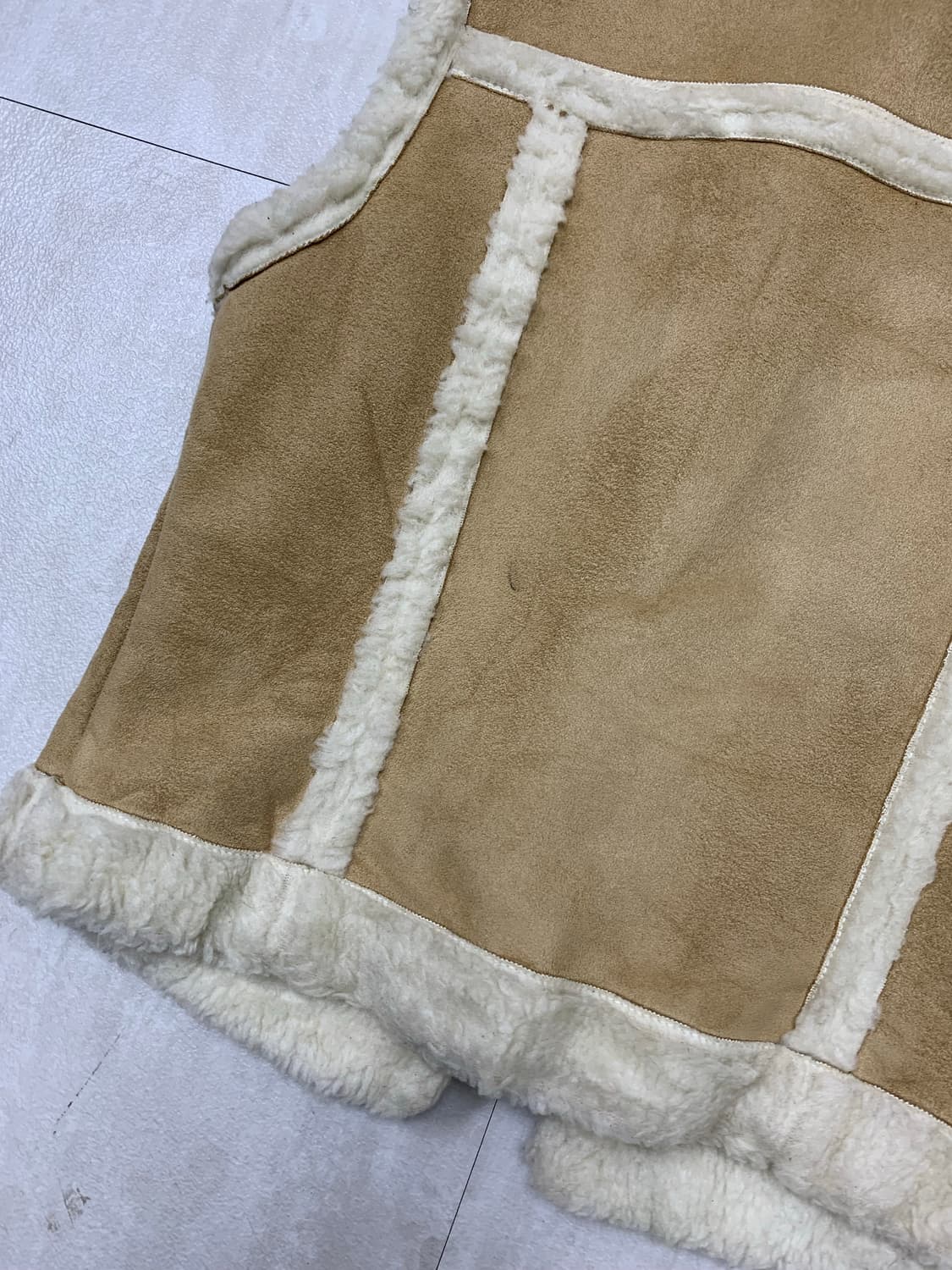 GAP 베이지 스웨이드 베스트 상품이미지6