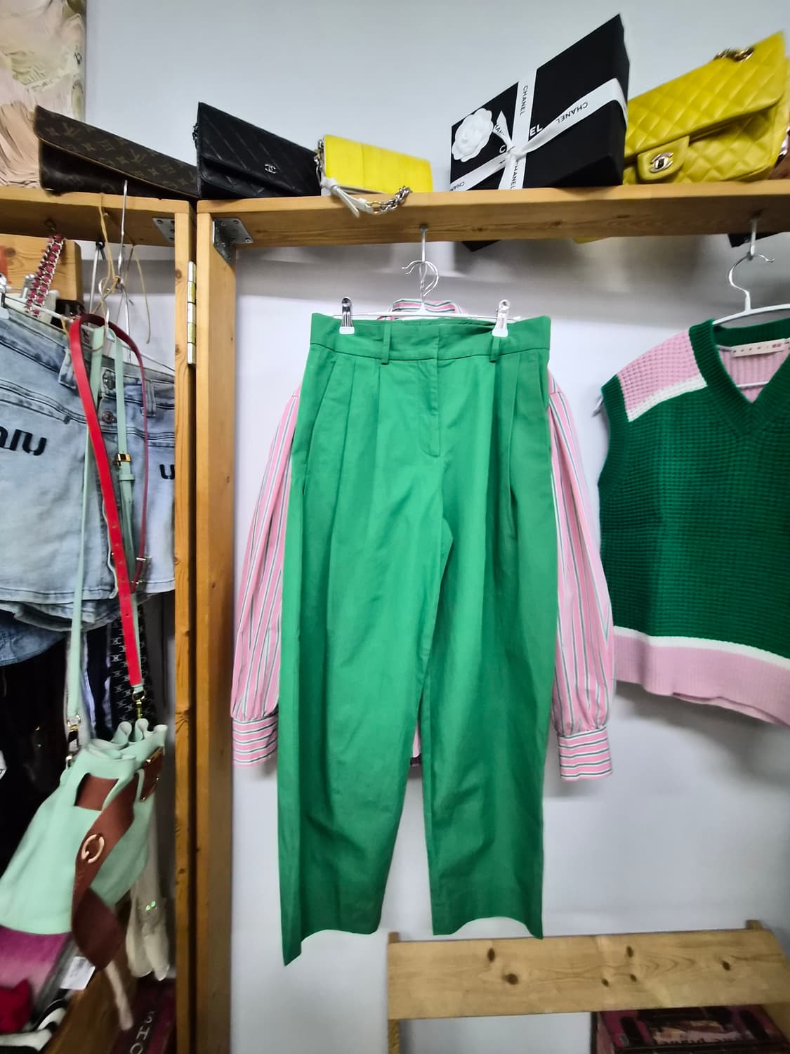 마르니 니트베스트. 코스그린 세미벌룬팬츠 상품이미지7