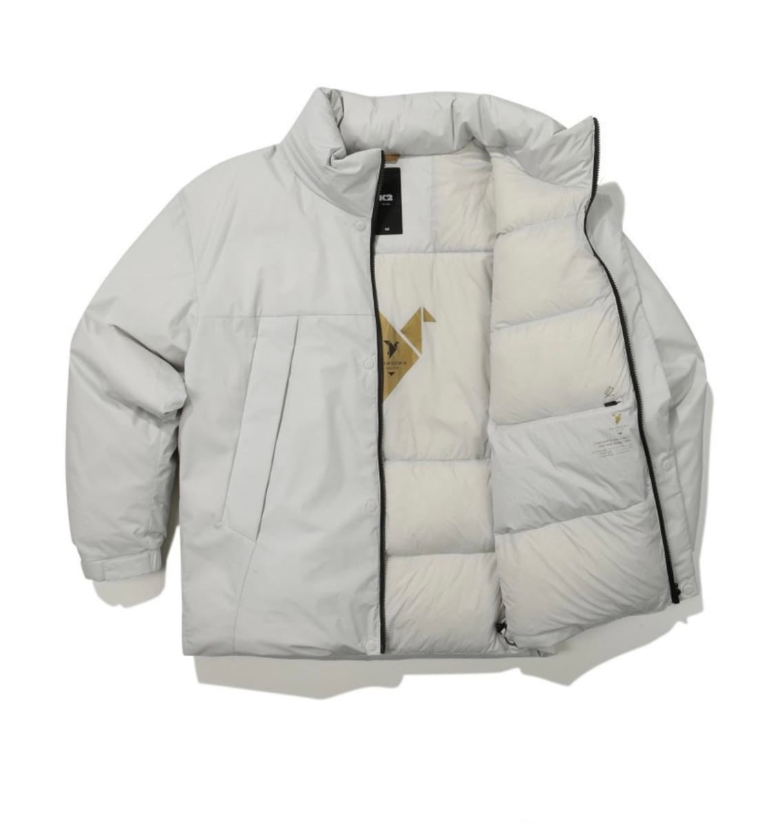 K2 | 씬에어 라이트 구스다운 90 스노우그레이 숏패딩 푸퍼 상품이미지3