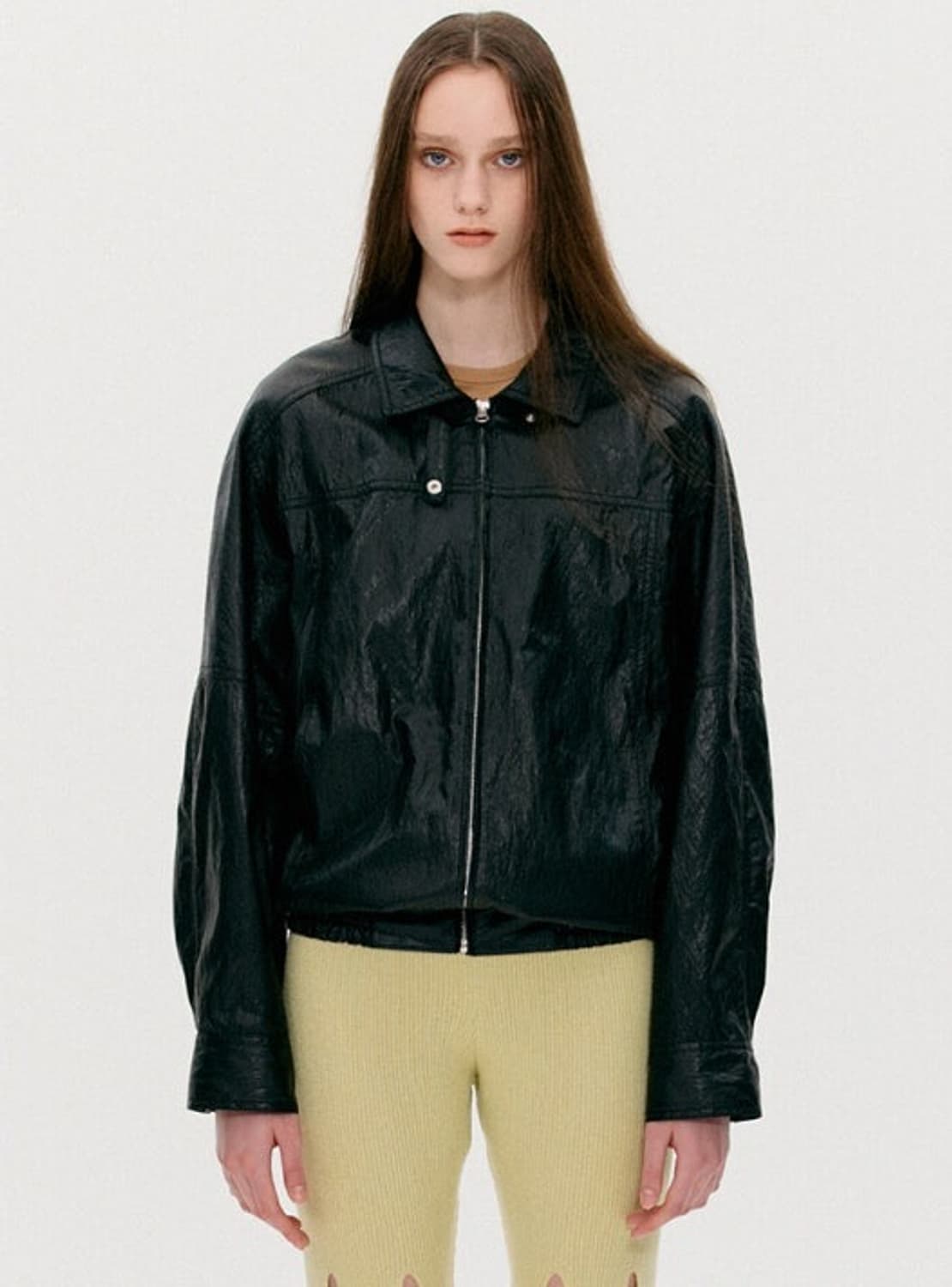 더오픈프로덕트 레더 봄버 자켓 상품이미지1