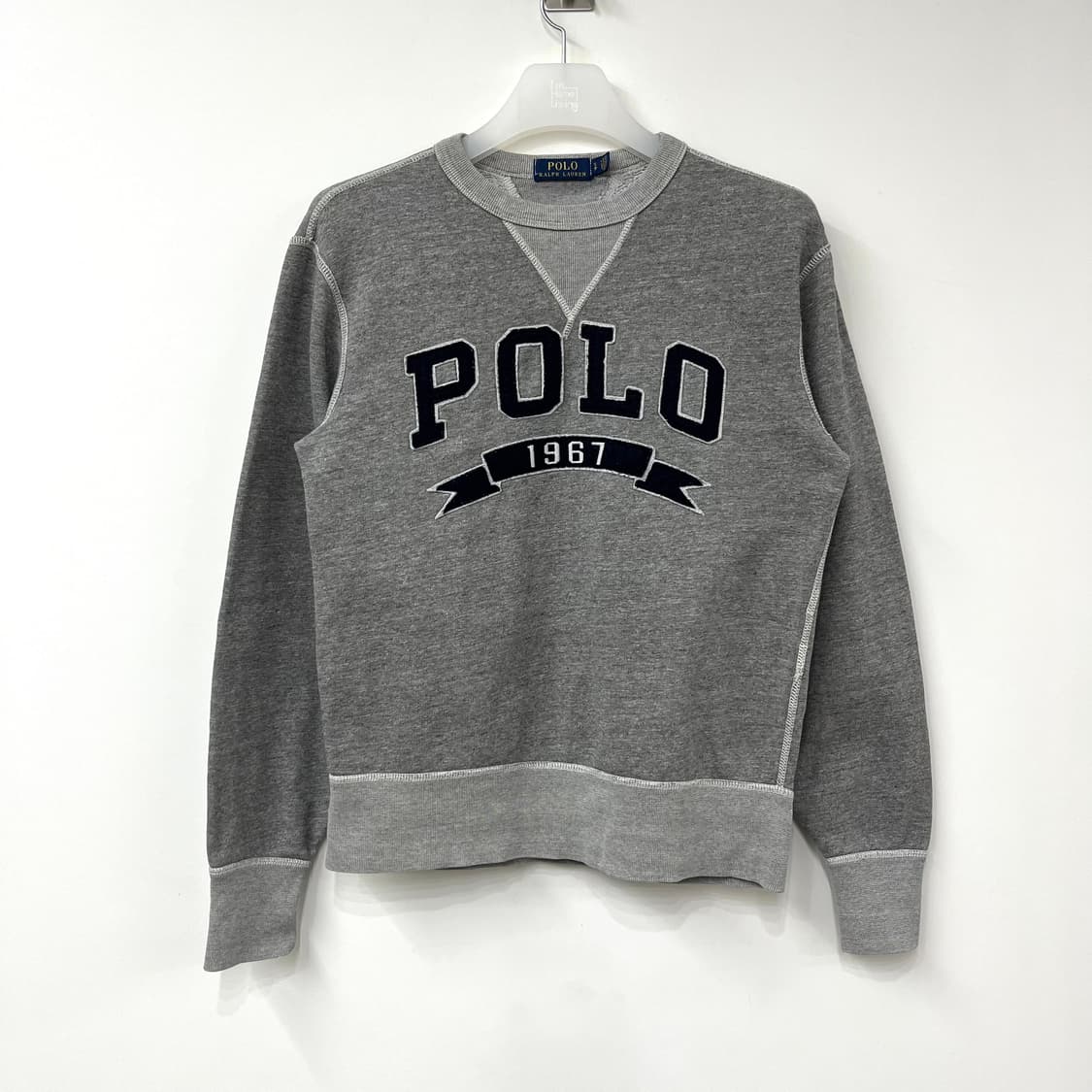 폴로 랄프로렌 엠브로이드 그레이 맨투맨 상품이미지2