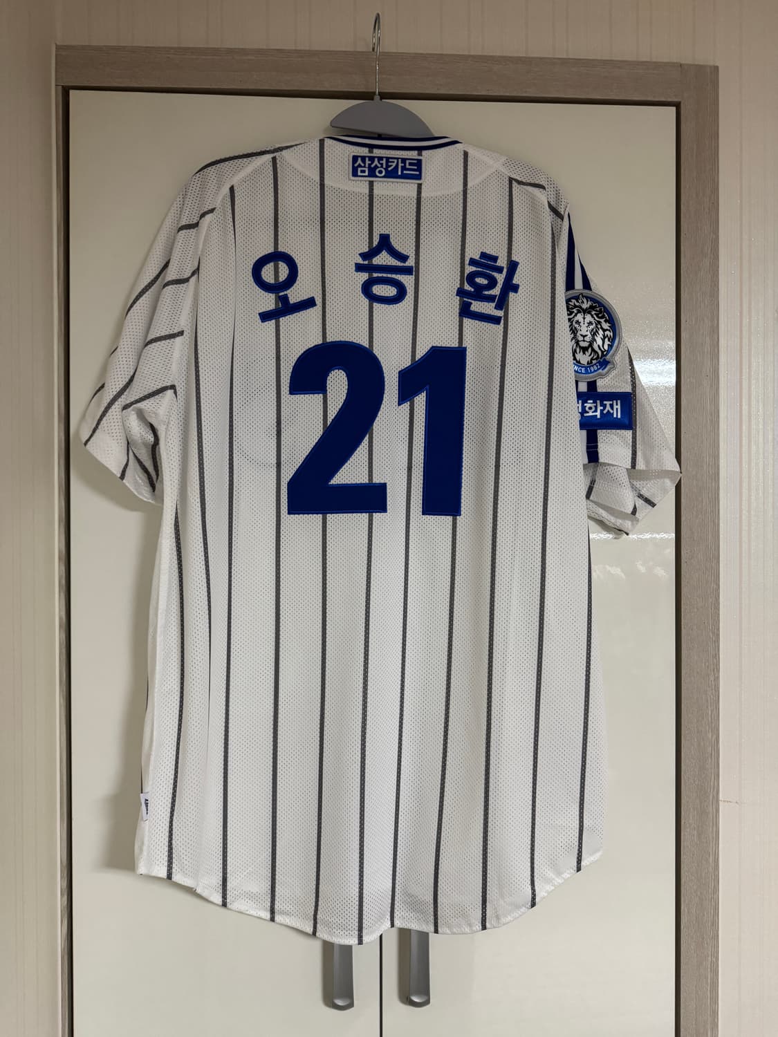삼성라이온즈 2025 프로페셔널 02올드 홈 유니폼 오승환 판매 상품이미지2