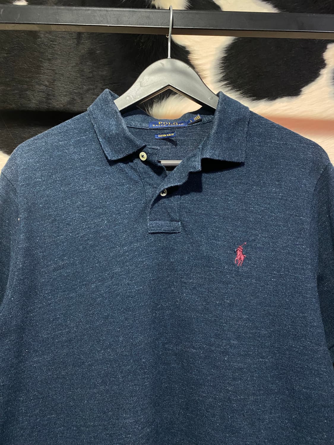 Polo Ralph Lauren 베이직 레드 자수 반팔 티셔츠 상품이미지2