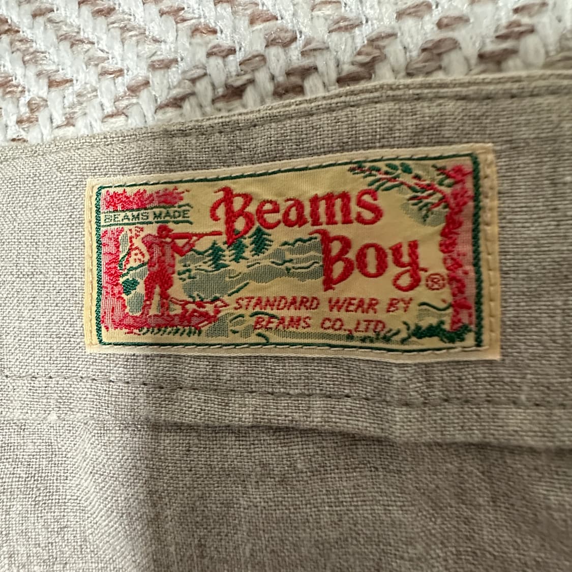 BEAMS BOY linen work vest 상품이미지3