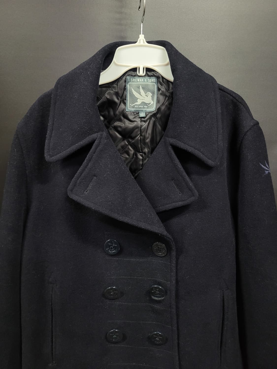 I. SPIEWAK & SONS 스피왁 더블 울 피코트 상품이미지2