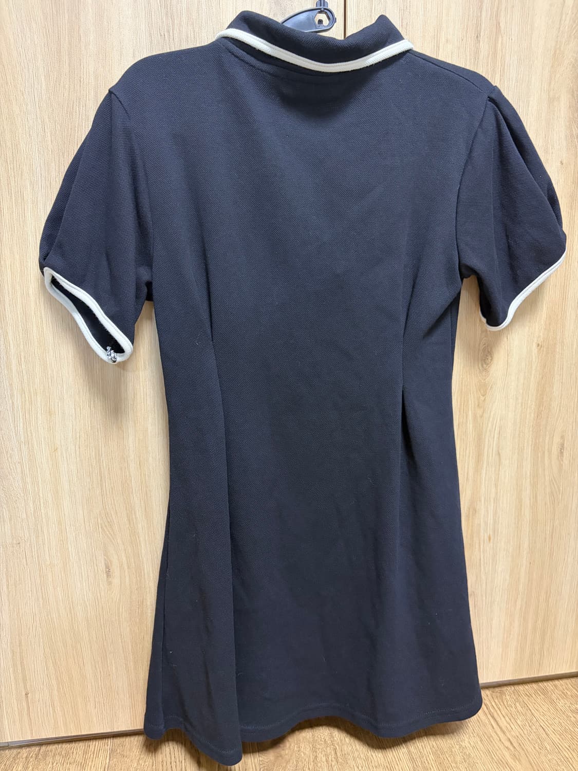 basic comma 퍼프소매 카라 원피스 상품이미지4