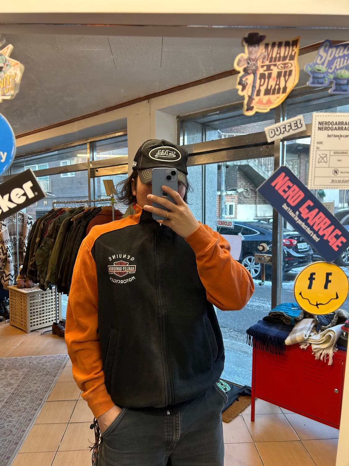 빈티지 할리데이비슨 스웻집업자켓 상품이미지7