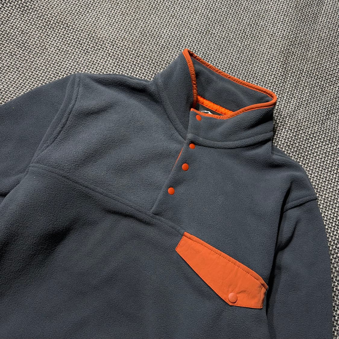 (새상품) 빈티지 아웃도어 플리스 스냅티 상품이미지2