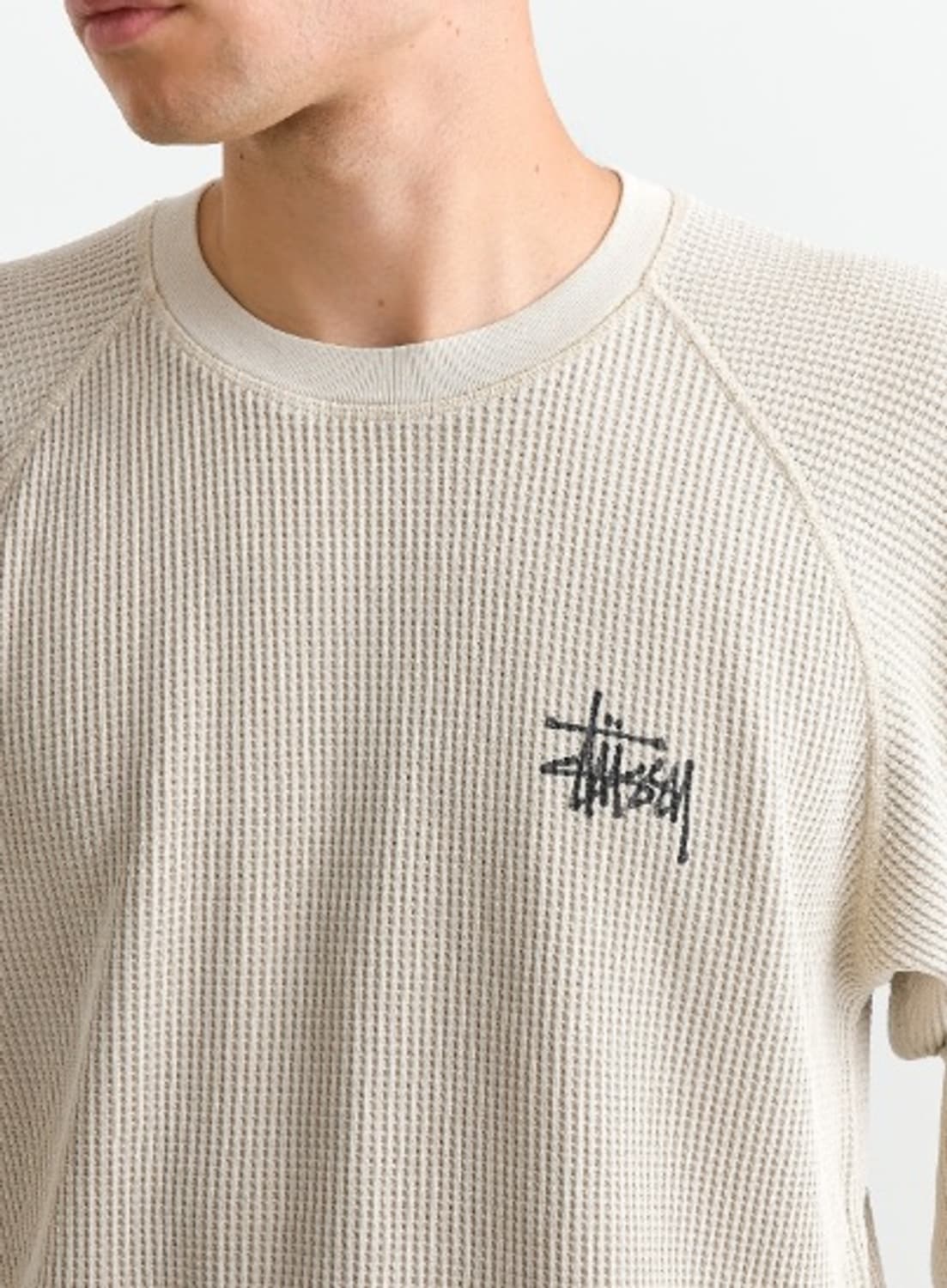 스투시 래글런 써멀 롱슬리브 크루 본 상품이미지2