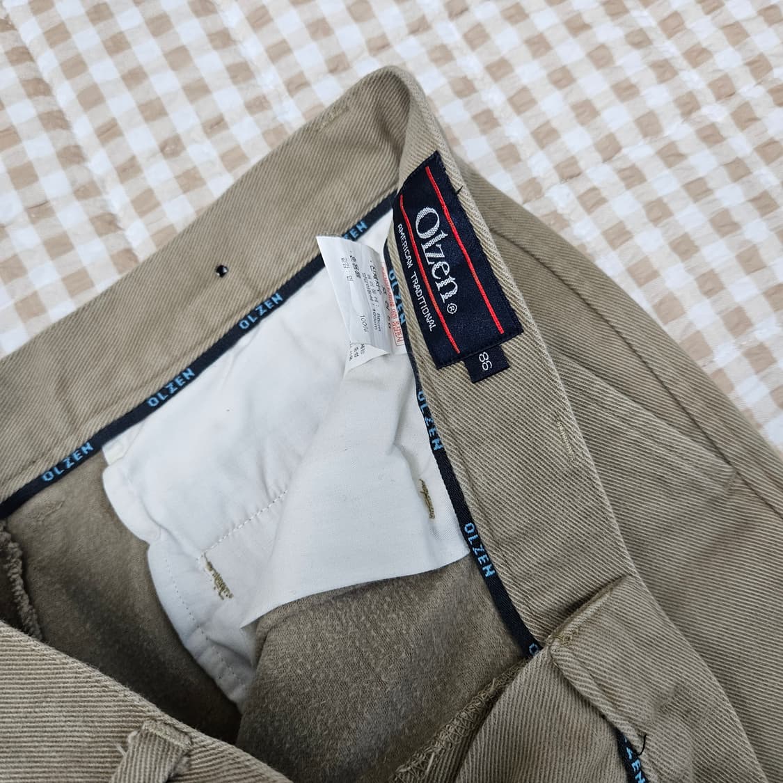 올젠 기모 와이드 면바지 남자33 상품이미지2