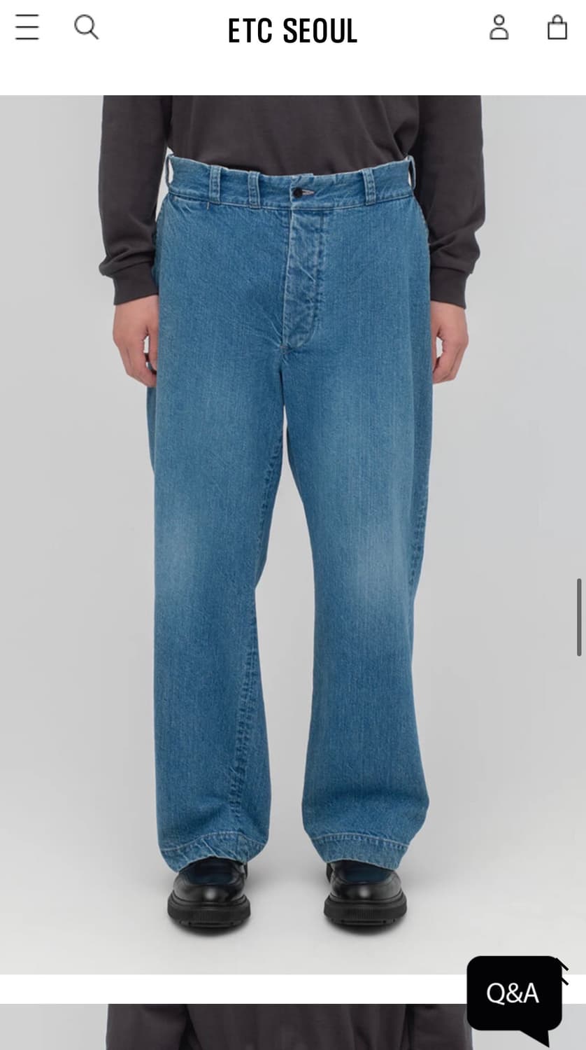 [새상품] 시오타 데님 슬랙스 5 상품이미지3