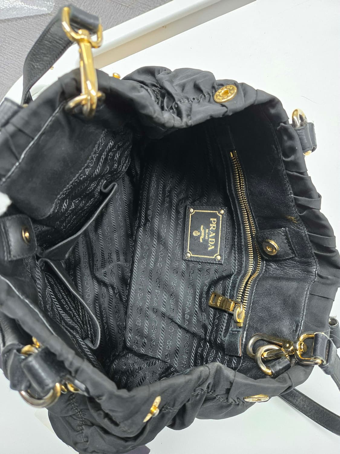 [A급컨디션]프라다 고프레백 상품이미지5