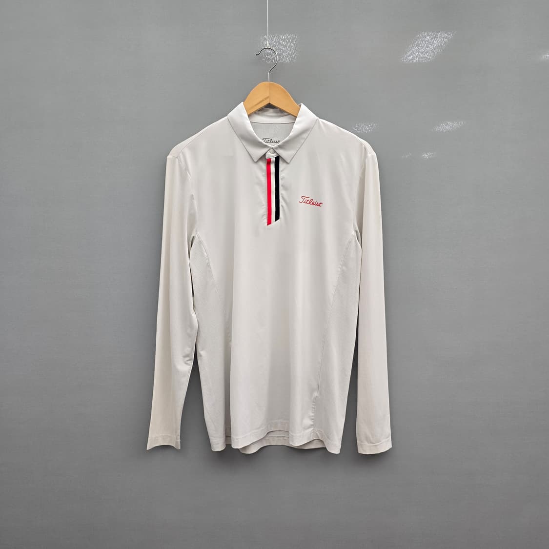 타이틀리스트 골프 긴팔 카라티 화이트 상품이미지1