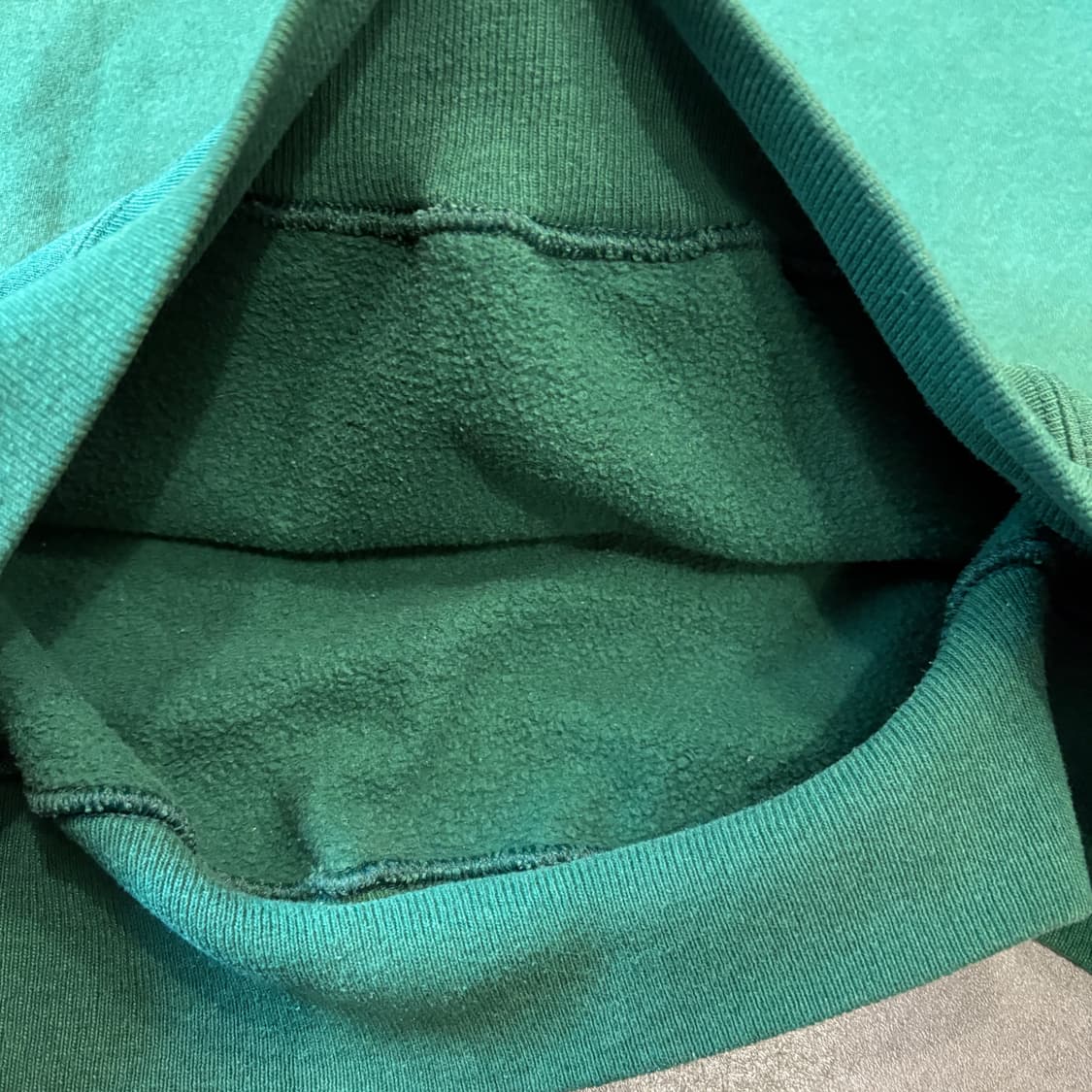 90s 90년대 생산 챔피온 그린 스웻 셔츠 상품이미지9