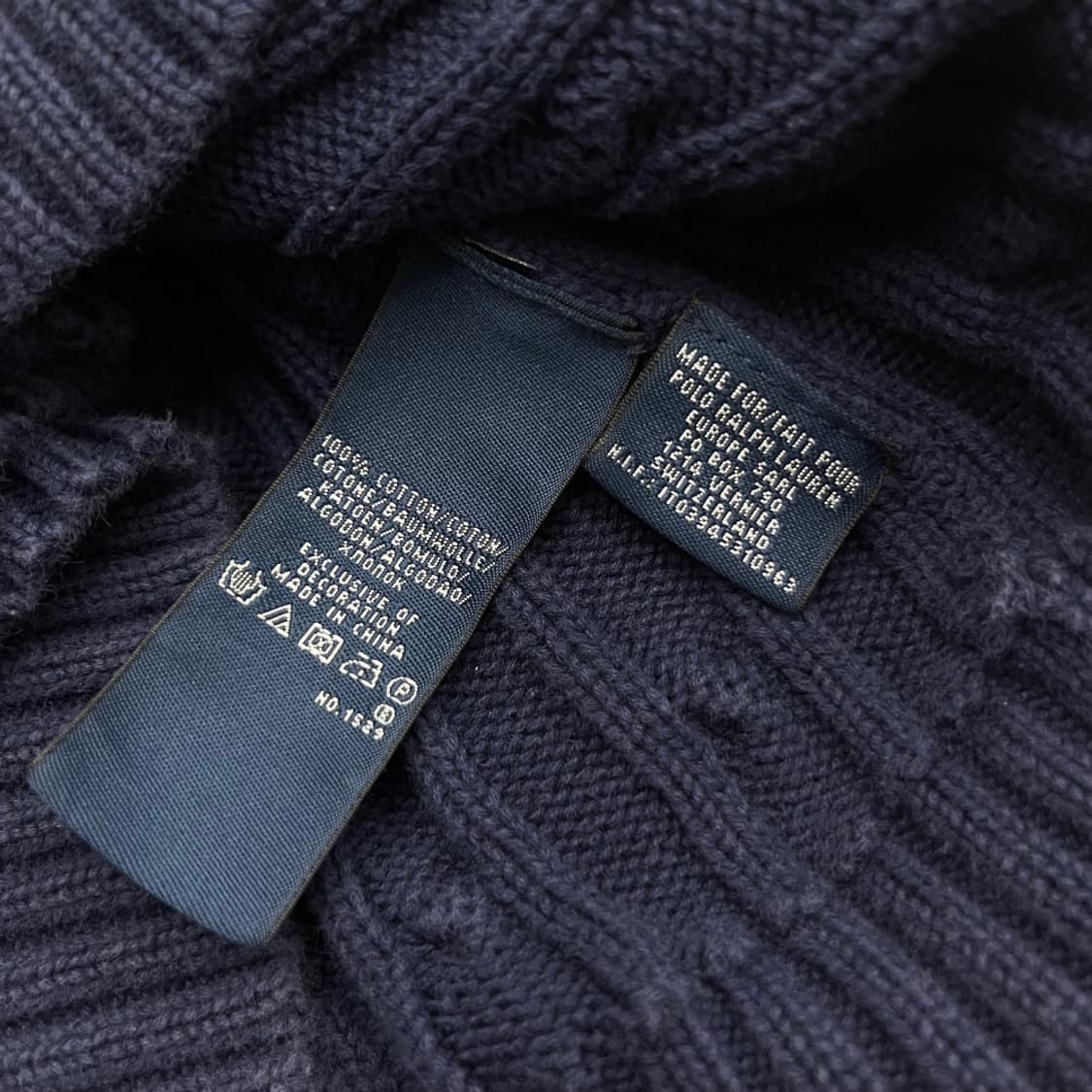 폴로 랄프로렌 화이트포니 네이비 크리켓 니트 xl 상품이미지5