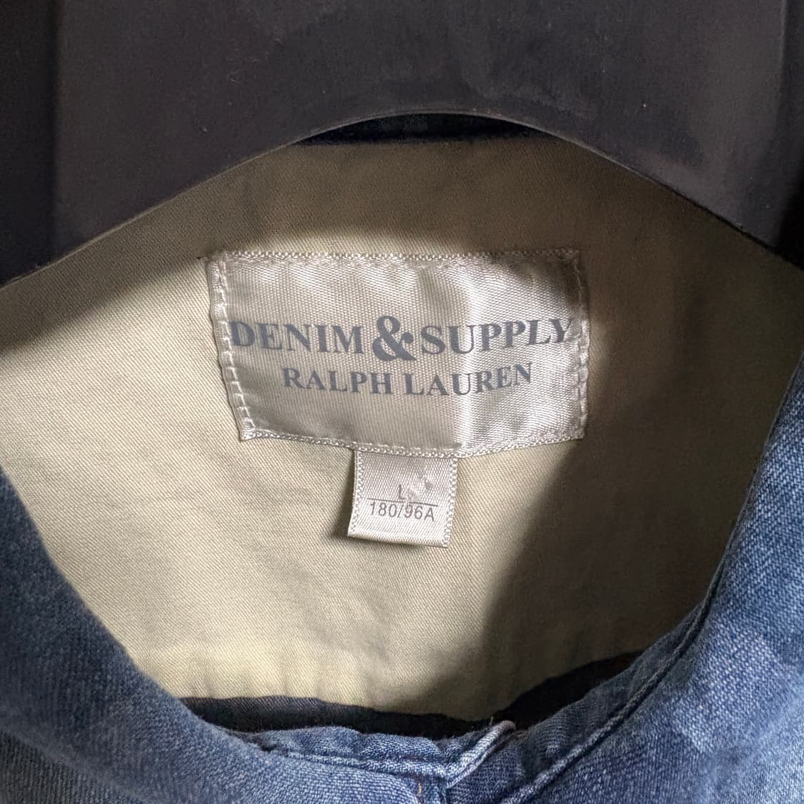 폴로 데님앤서플라이 카모플라주 웨스턴 데님셔츠 / 블루, L 상품이미지4