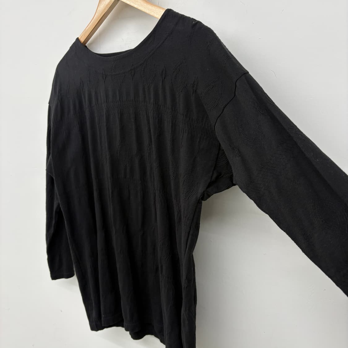 플렌테이션 블랙 긴팔 티셔츠 여성 L 상품이미지3