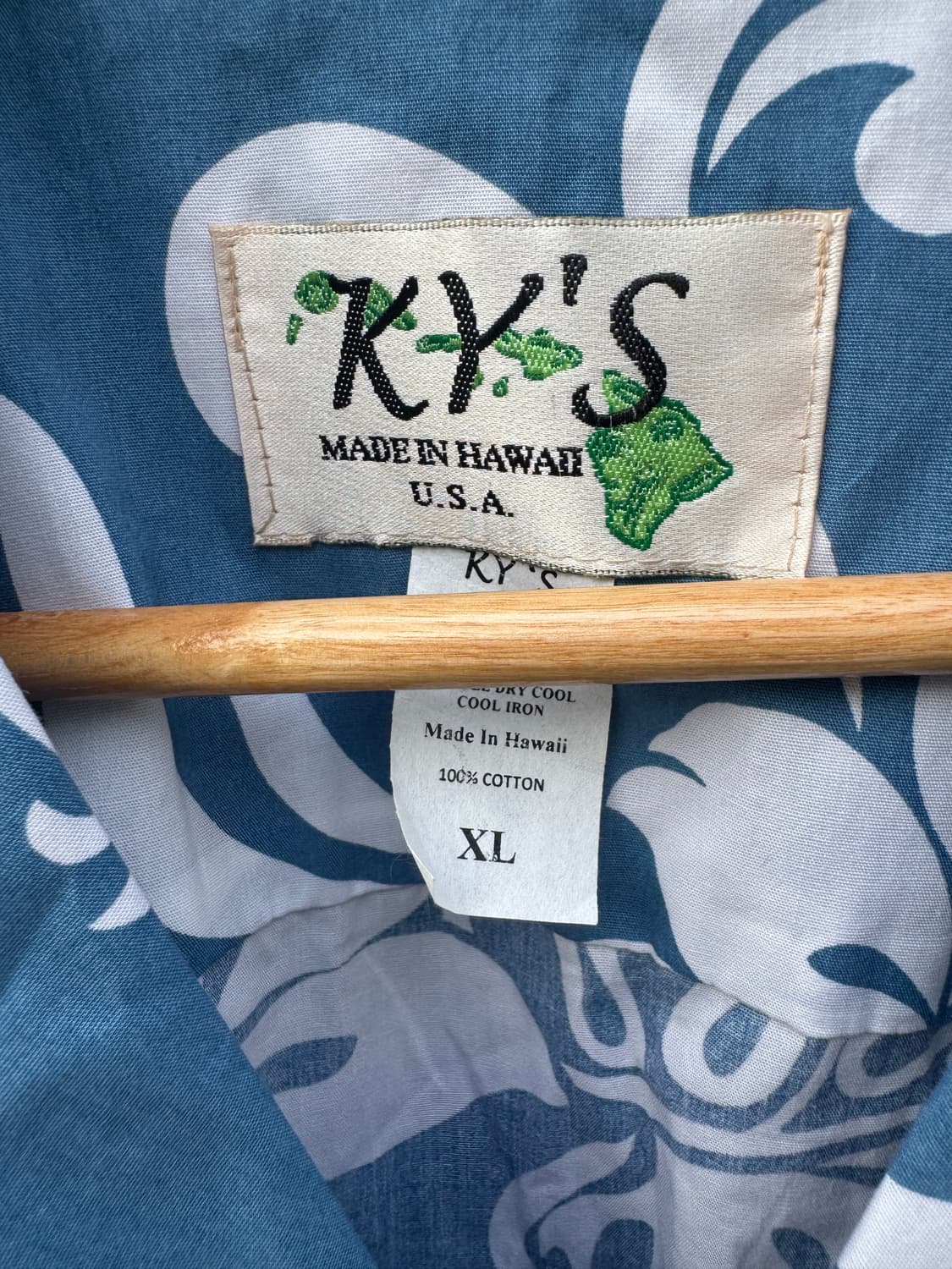 90s kys 빈티지 플라워 패턴 하와이안 셔츠 xl 상품이미지5