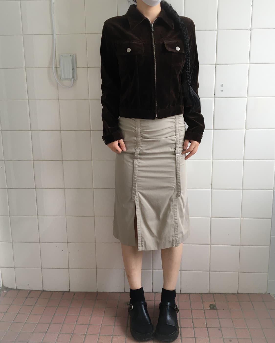 Strap point midi skirt 상품이미지6