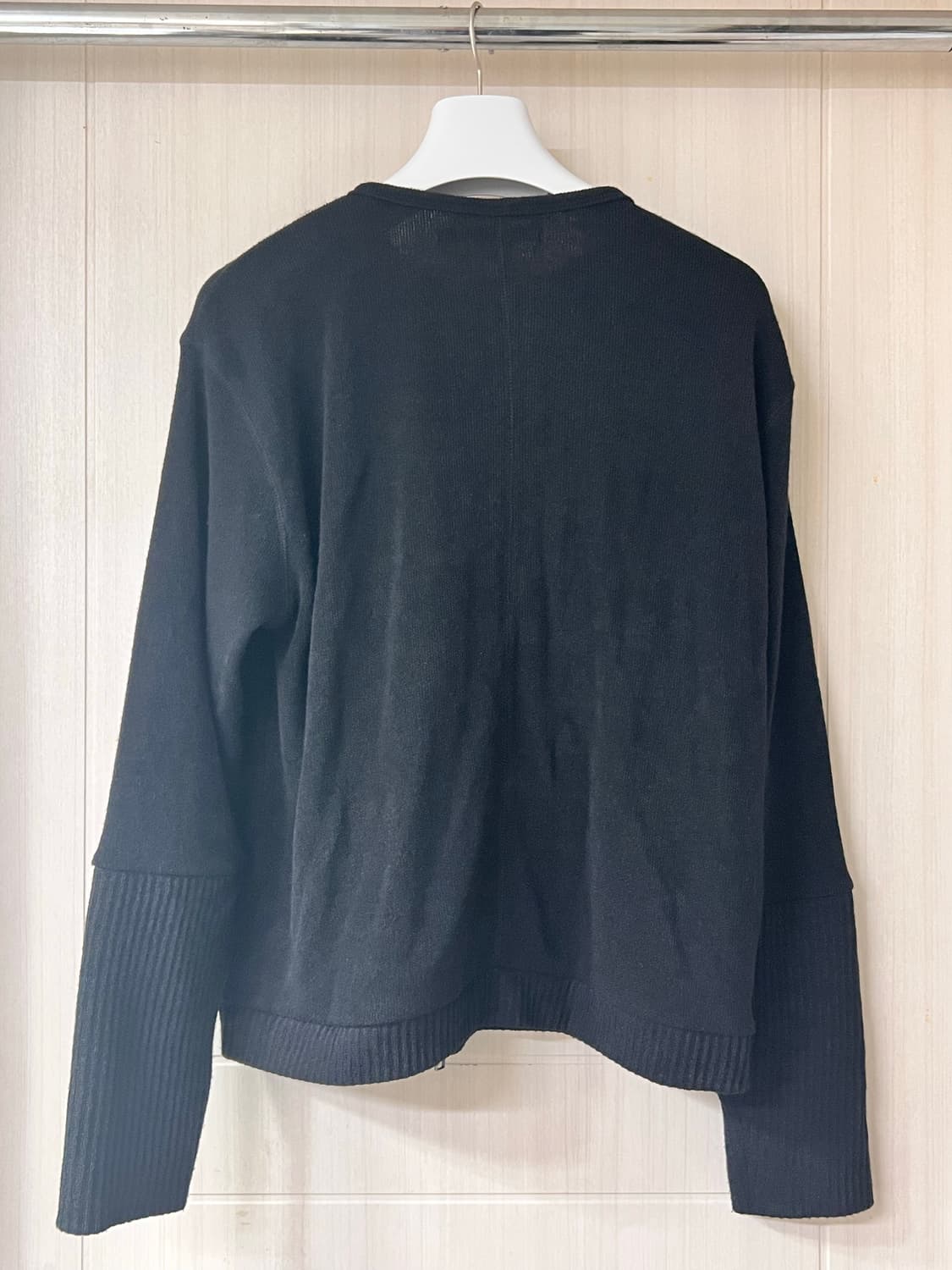 해칭룸 레이어가디건 애쉬블랙 상품이미지3