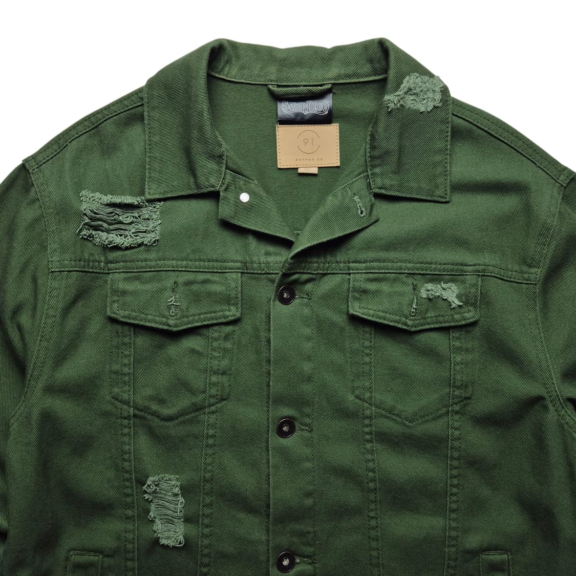 [S] 코튼온 스눕독패널 데님 트러커 자켓 상품이미지4