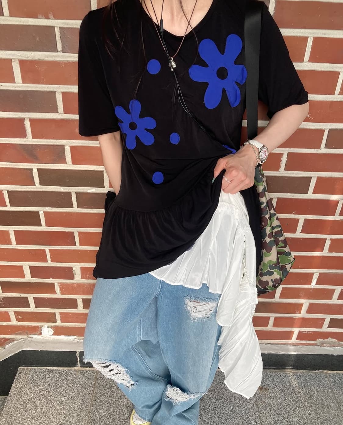 블루베리 히피스포티걸 빈티지 코디세트 3pcs 상품이미지9