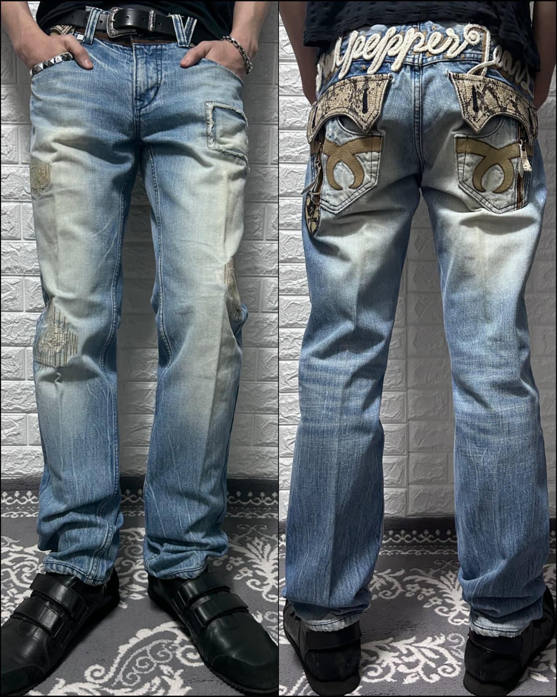 레드 페퍼 스펠 아웃 파이톤 패치 데님 상품이미지2